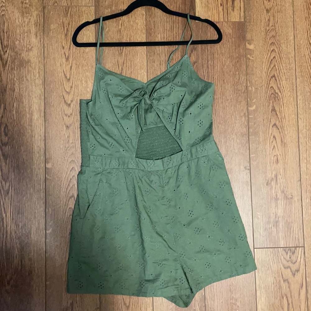 American eagle green romper